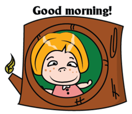 Blonde Haired Lady sticker #15062078