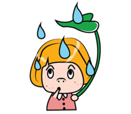 Blonde Haired Lady sticker #15062079