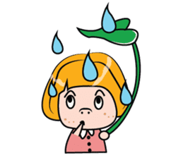 Blonde Haired Lady sticker #15062079