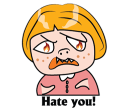 Blonde Haired Lady sticker #15062080