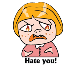 Blonde Haired Lady sticker #15062080