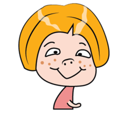 Blonde Haired Lady sticker #15062081