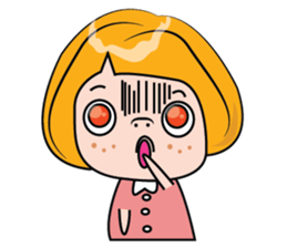 Blonde Haired Lady sticker #15062087
