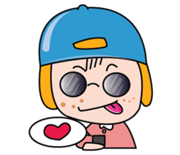 Blonde Haired Lady sticker #15062088