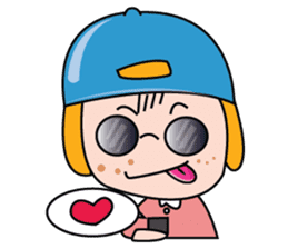 Blonde Haired Lady sticker #15062088