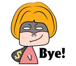 Blonde Haired Lady sticker #15062090