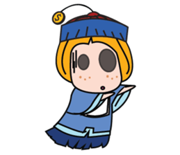 Blonde Haired Lady sticker #15062091