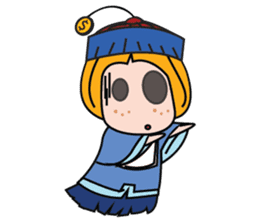 Blonde Haired Lady sticker #15062091