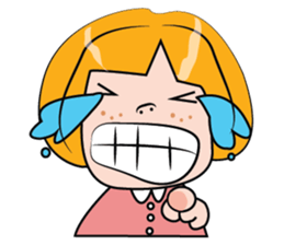 Blonde Haired Lady sticker #15062093