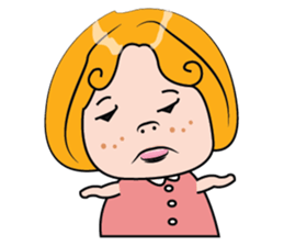 Blonde Haired Lady sticker #15062094