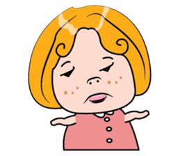 Blonde Haired Lady sticker #15062094