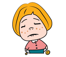 Blonde Haired Lady sticker #15062097