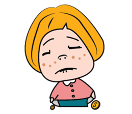 Blonde Haired Lady sticker #15062097