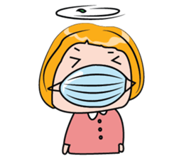 Blonde Haired Lady sticker #15062098