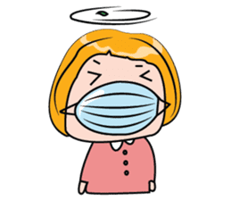 Blonde Haired Lady sticker #15062098