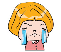 Blonde Haired Lady sticker #15062099