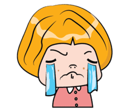 Blonde Haired Lady sticker #15062099