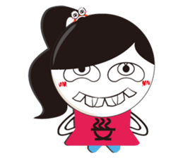 San Wen girl sticker #15062283