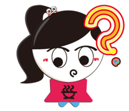 San Wen girl sticker #15062291