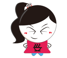 San Wen girl sticker #15062297