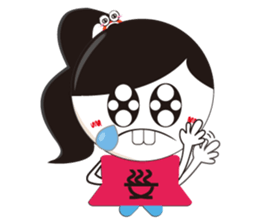 San Wen girl sticker #15062299