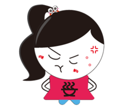 San Wen girl sticker #15062302