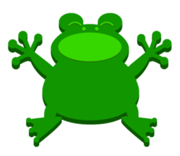 Frog key holder sticker #15062424