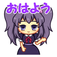 Heartwarming girl sticker #15062428