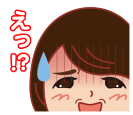 Happy life Sticker big face version. sticker #15062607