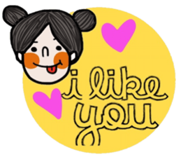 Momo in March (Eng) Let it go! sticker #15062722