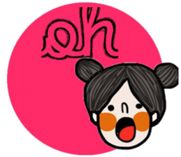 Momo in March (Eng) Let it go! sticker #15062731