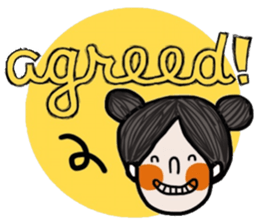 Momo in March (Eng) Let it go! sticker #15062742