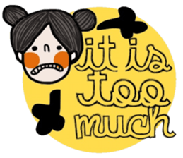 Momo in March (Eng) Let it go! sticker #15062748