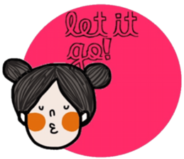 Momo in March (Eng) Let it go! sticker #15062751