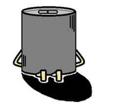 aluminum can character man reaction sticker #15062774