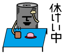 aluminum can character man reaction sticker #15062784