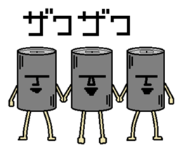 aluminum can character man reaction sticker #15062789