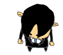 black suit kenta sticker #15062808