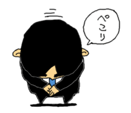 black suit kenta sticker #15062833