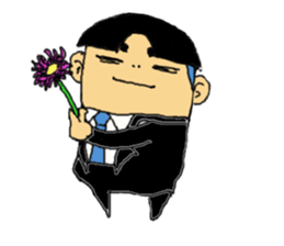 black suit kenta sticker #15062834