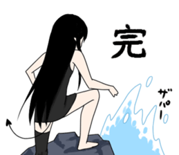 Poisonous tongue demon child sticker #15062979