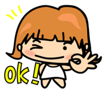 Typical girl sticker #15063024