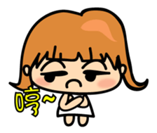 Typical girl sticker #15063026