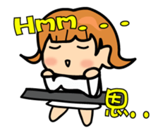 Typical girl sticker #15063029