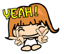 Typical girl sticker #15063031