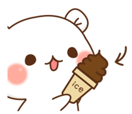 The bear which is pretty invective7 sticker #15063108