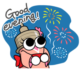 DAMPACHI & DAMPATTY English 4 sticker #15063122