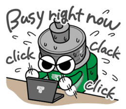 DAMPACHI & DAMPATTY English 4 sticker #15063126