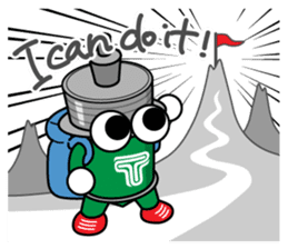 DAMPACHI & DAMPATTY English 4 sticker #15063141