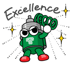 DAMPACHI & DAMPATTY English 4 sticker #15063143